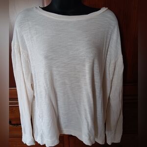 Loft Women's Cream Top